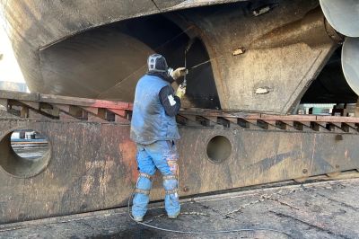 Scheepskeuringen uitgevoerd aan binnenvaartschepen