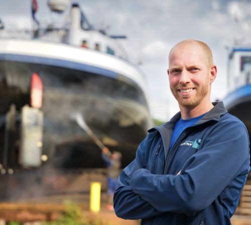 Rene Geertman van Scheepswerf Geertman